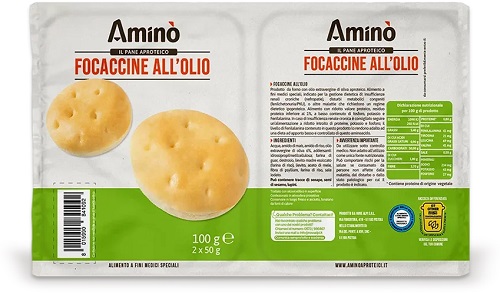 AMINO' FOCACCINE OLIO 100 G - Farmacia Puddu Baire S.r.l.