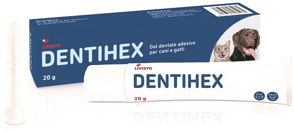 DENTIHEX GEL DENTALE ADESIVO PER CANI E GATTI 20 G - Farmacia Puddu Baire S.r.l.