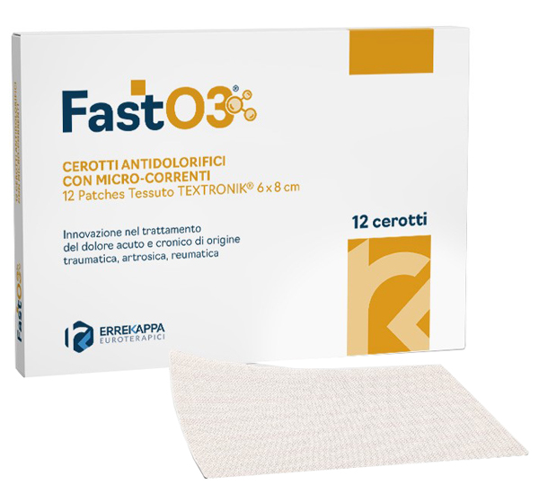 CEROTTI ANTIDOLORIFICI FASTO3 6X8CM 12 PEZZI - Farmacia Puddu Baire S.r.l.