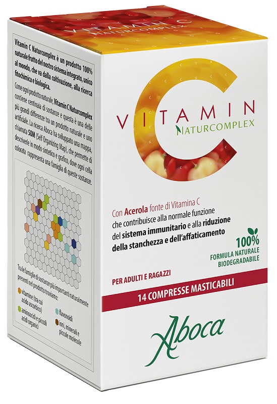 VITAMIN C NATURCOMPLEX 14 COMPRESSE - Farmacia Puddu Baire S.r.l.