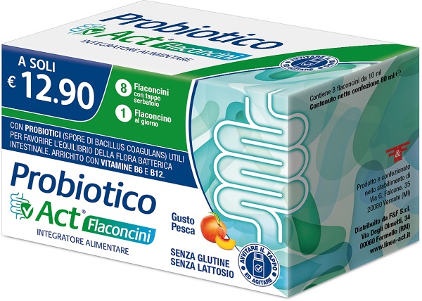 PROBIOTICO ACT 8 FLACONCINI - Farmacia Puddu Baire S.r.l.