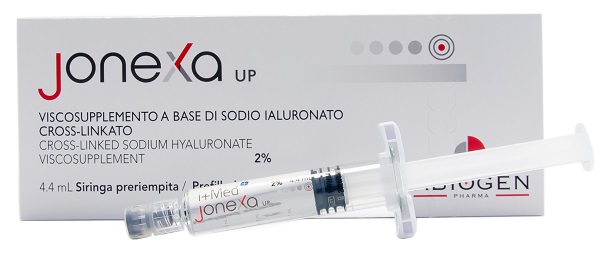 JONEXA UP SIRINGA INTRA-ARTICOLARE SODIO IALURONATO CROSS-LINKATO 2% 4,4 ML - Farmacia Puddu Baire S.r.l.
