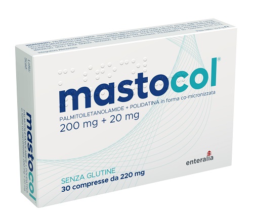 MASTOCOL 30 PALMITOILETANOLAMIDE 200 MG + POLIDATINA FORMA CO MICRONIZZATA 20 MG 30 COMPRESSE - Farmacia Puddu Baire S.r.l.