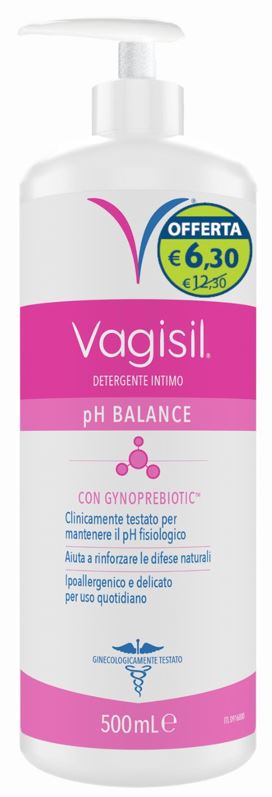 VAGISIL DETERGENTE PH BALANCE 500 ML OFFERTA SPECIALE - Farmacia Puddu Baire S.r.l.