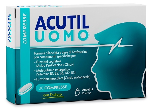 ACUTIL UOMO 30 COMPRESSE - Farmacia Puddu Baire S.r.l.