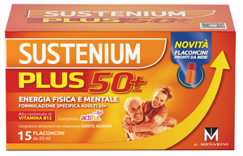 SUSTENIUM PLUS 50+ 15 FLACONCINI - Farmacia Puddu Baire S.r.l.