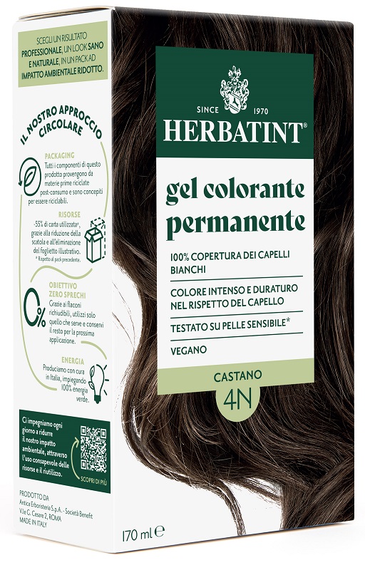HERBATINT 4N CASTANO 170 ML - Farmacia Puddu Baire S.r.l.