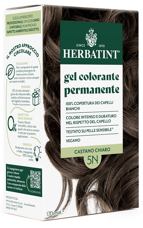 HERBATINT 5N CASTANO CHIARO 170 ML - Farmacia Puddu Baire S.r.l.