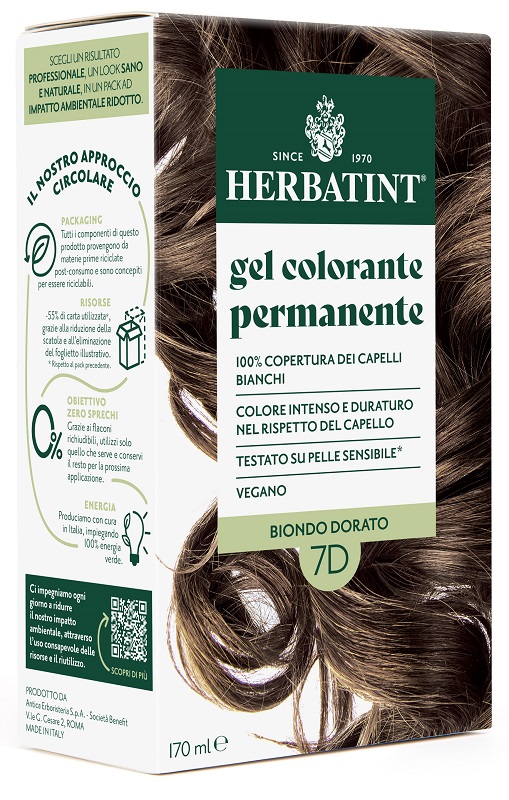 HERBATINT 7D BIONDO DORATO 170 ML - Farmacia Puddu Baire S.r.l.