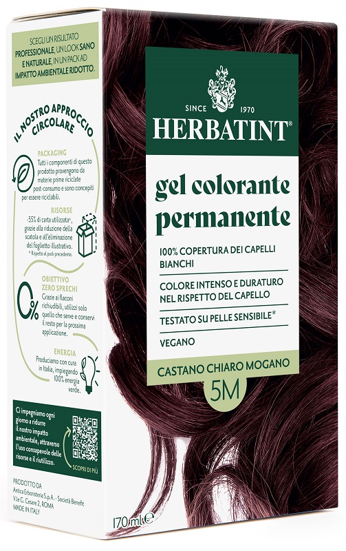 HERBATINT 5M CASTANO CHIARO MOGANO 170 ML - Farmacia Puddu Baire S.r.l.
