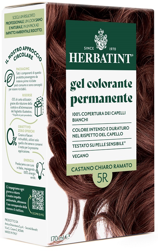 HERBATINT 5R CASTANO CHIARO RAMATO 170 ML - Farmacia Puddu Baire S.r.l.