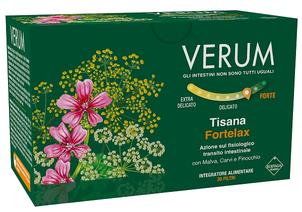 VERUM FORTELAX TISANA 20 FILTRI NEW - Farmacia Puddu Baire S.r.l.