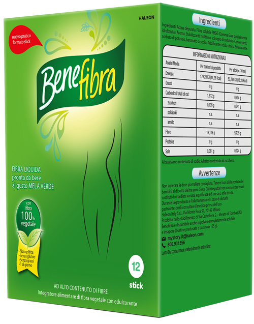 BENEFIBRA LIQUIDA 12 STICK DA 30 ML - Farmacia Puddu Baire S.r.l.