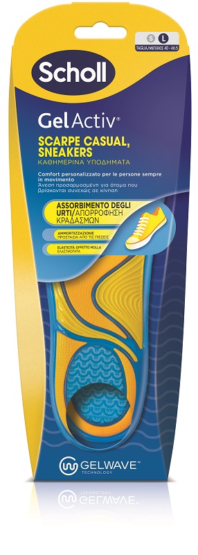 SCHOLL GELACTIV SCARPE CASUAL SNEAKERS MISURA LARGE NUOVA SERIE 2025 1 PAIO - Farmacia Puddu Baire S.r.l.
